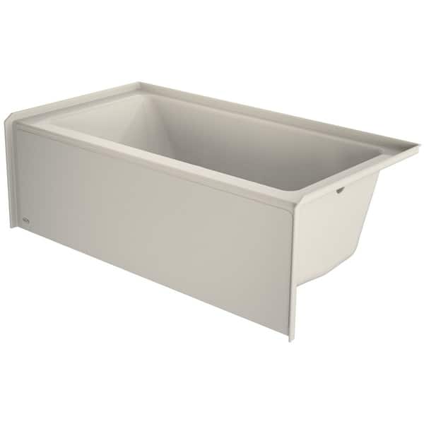 Jacuzzi Signature 60" Three Wall Alcove Acrylic Soaking Tub with Right